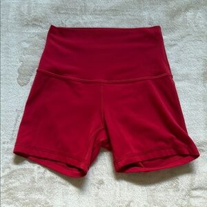 lululemon athletica Red Athletic Shorts